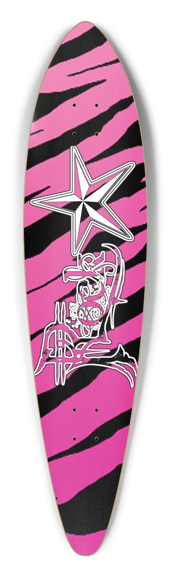 Rock Star PkTS Pintail Longboard Deck