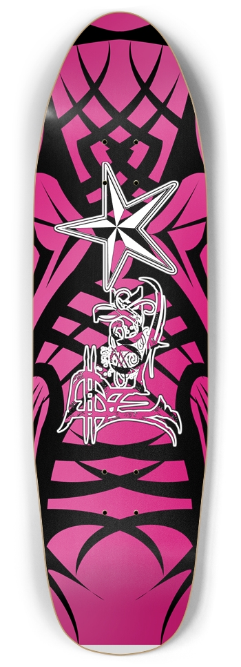 Rock Star Pink Tribal Punk Nose Pool Deck