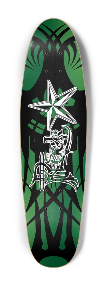 Rock Star Green Tribal Cruiser Deck