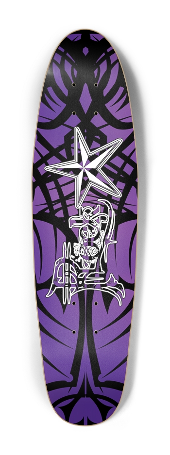 Rock Star Purple Tribal Cruiser Deck
