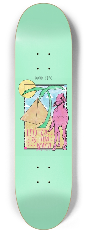 Beach 8-1/4 Skateboard Deck