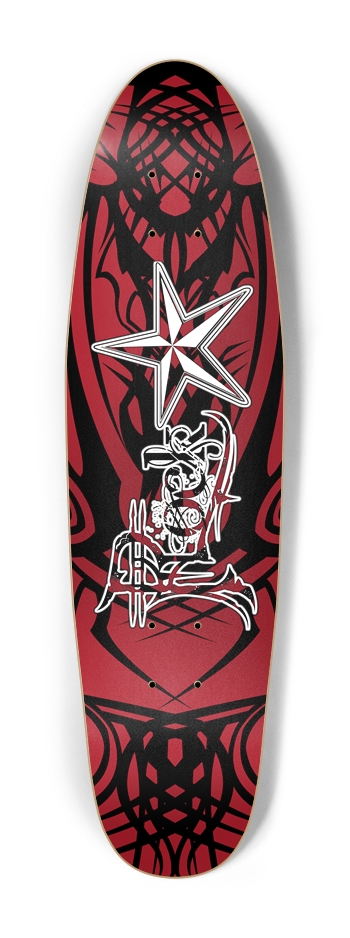 Rock Star Red Tribal Cruiser Deck