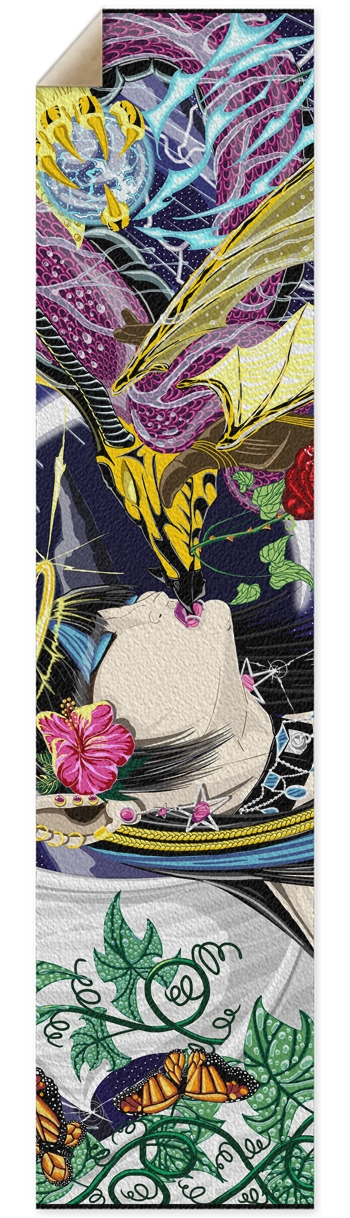 Kiss Of The Dragon Pintail/Longboard Grip Tape