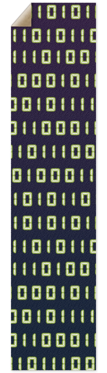 Binary Code Pintail/Longboard Grip Tape