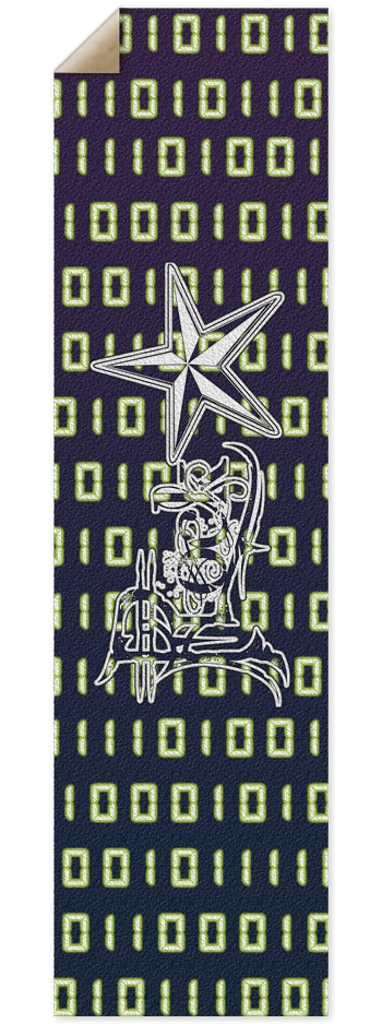 Rock Star Binary Code Custom Griptape