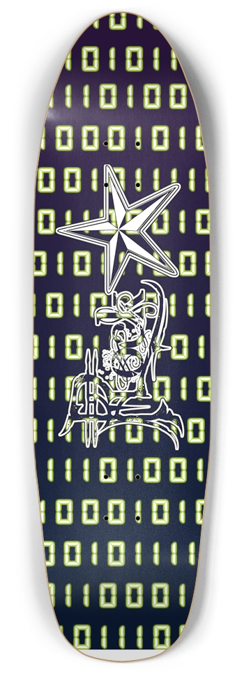 Rock Star Binary Code Punk Nose Pool Deck