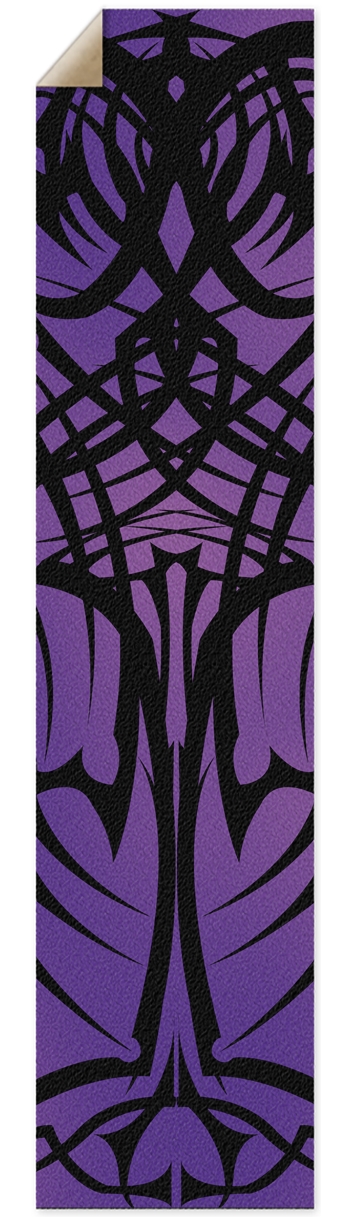 Purple Tribal Pintail/Longboard Grip Tape