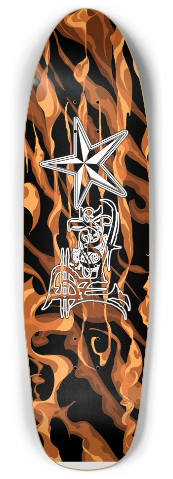 Rock Star Fire Punk Nose Pool Deck