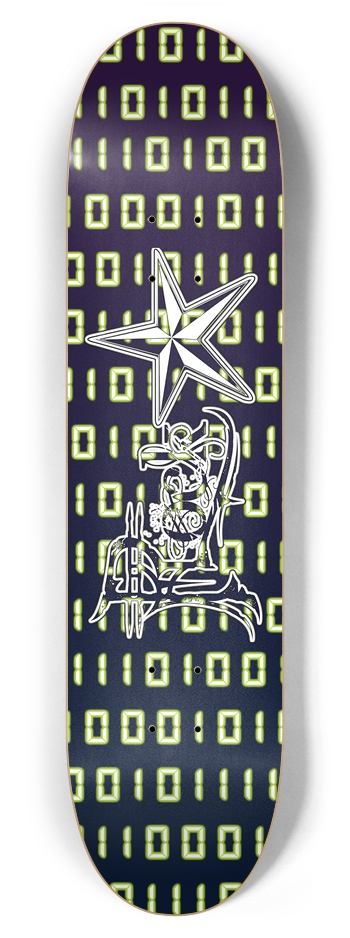 Rock Star Binary Code 7 7/8" Deck