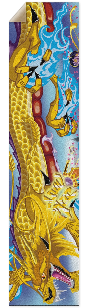 Golden Dragon Pintail/Longboard Grip Tape