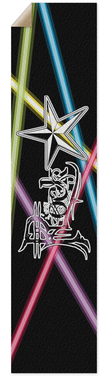 Rock Star Lasers Pintail/Longboard Grip Tape