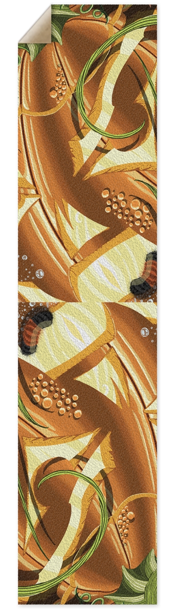 Cheshire Pumpkin Pintail/Longboard Grip Tape 