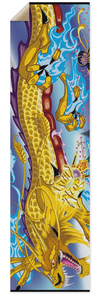 Golden Dragon Punk Nose Pool Grip Tape