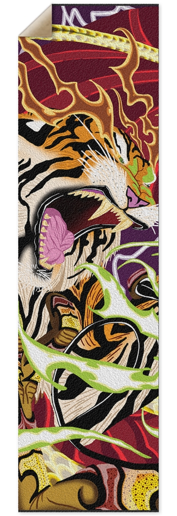 Tiger Punk Nose Pool Grip Tape