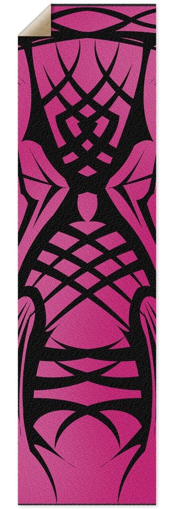 Pink Tribal Punk Nose Pool Grip Tape