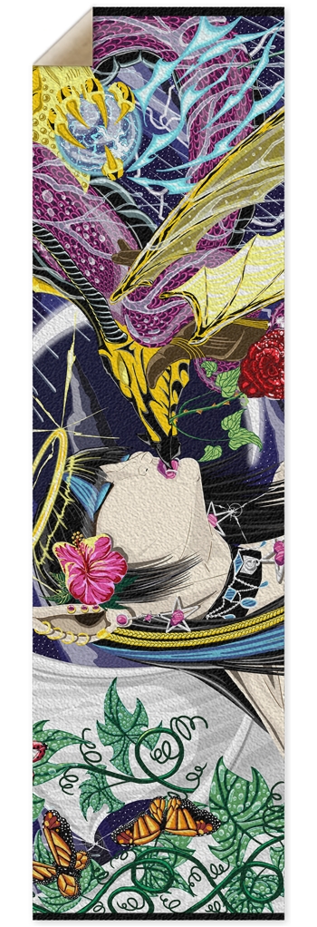 Kiss Of The Dragon Punk Nose Pool Grip Tape