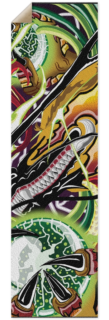 Pensive Dragon Punk Nose Pool Grip Tape
