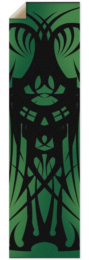 Green Tribal Punk Nose Pool Grip Tape