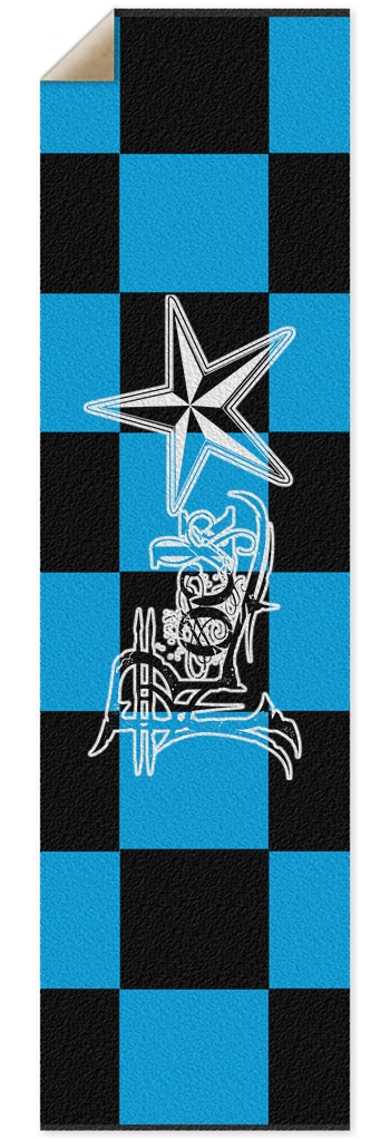 Rock Star B+B Checker Punk Nose Pool Grip Tape