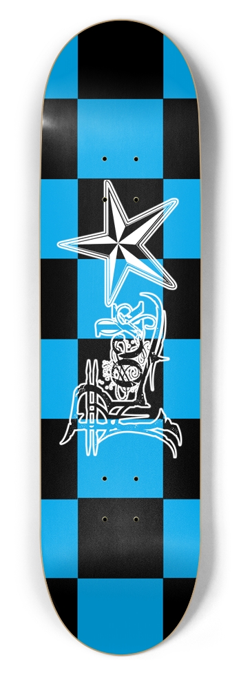 Rock Star B+B Checker 8.5" Deck