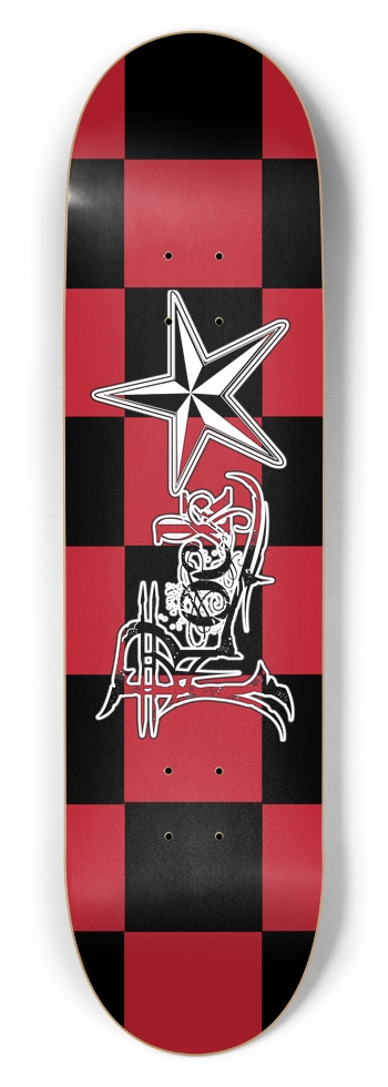 Rock Star B+R Checker 8.5" Deck