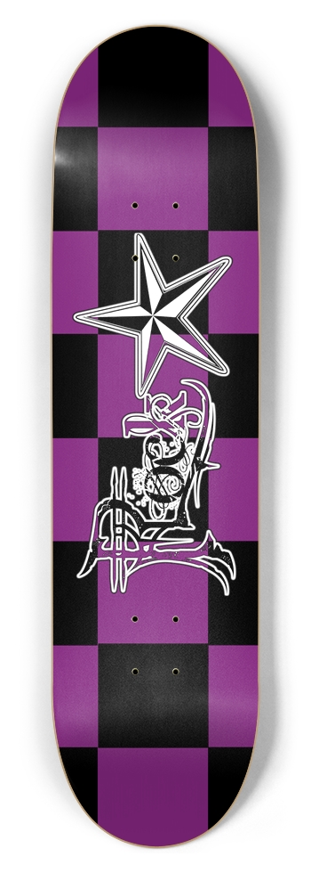 Rock Star B+P Checker 8.5" Deck