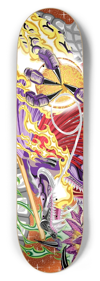 Dragon Of The Lotus 8.5" Deck