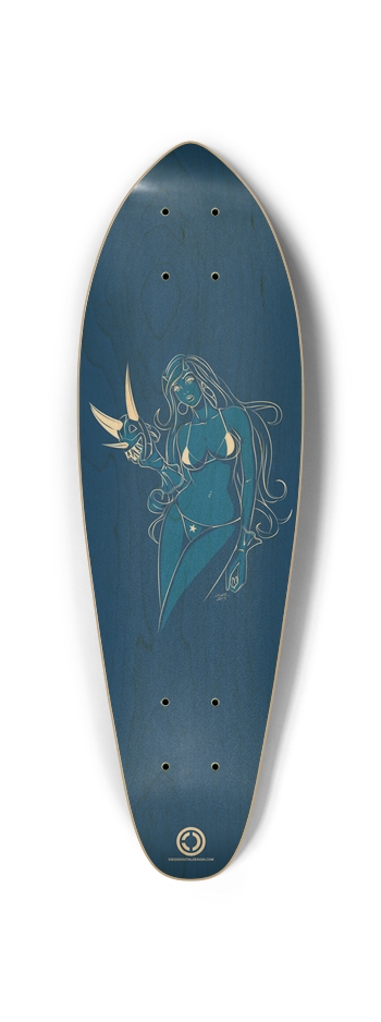 Unmasked Bikini Babe Mini Cr Blue