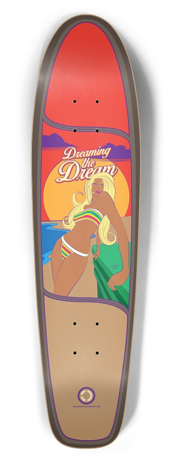 Bikini Babe Bottle Shaped Board