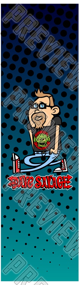 Dave Savage Pro Model 8-1/2 Skateboard Deck