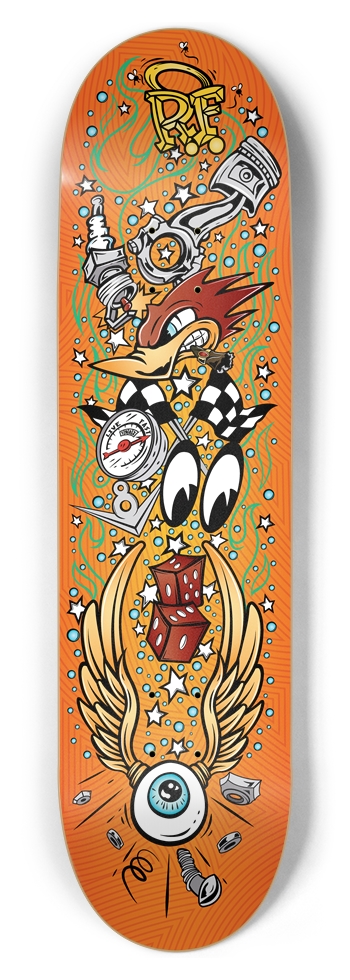 Supercharger Heaven - Flame Orange