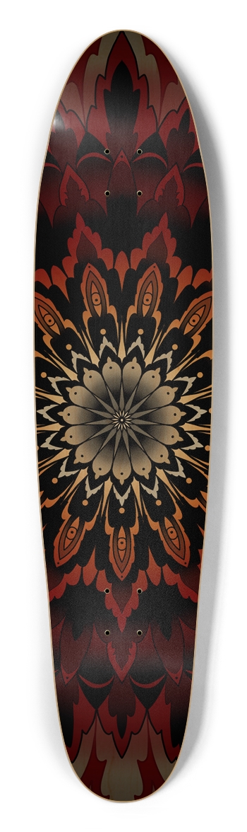 Red Mandala Longboard