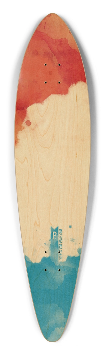 Melted Bomb Pop Longboard