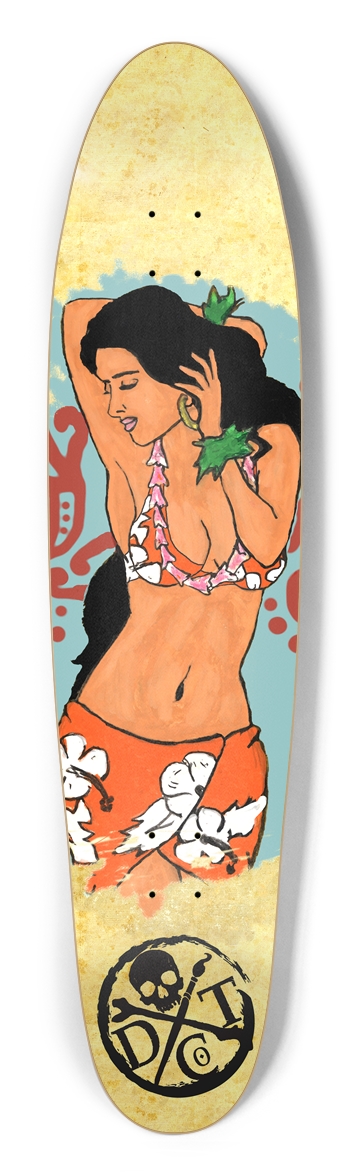 Hua Girl Custom Longboard