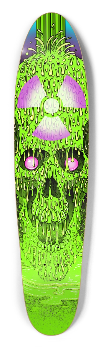 Toxic Skull Longboard