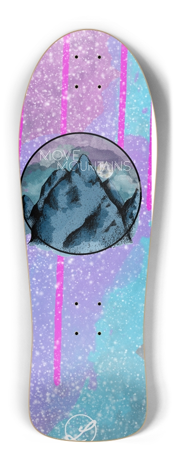 Move Mountains Old Skool Skateboard