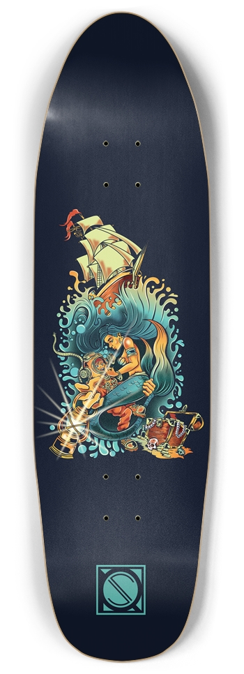 Siren of the Sea Punk Nose Skateboard