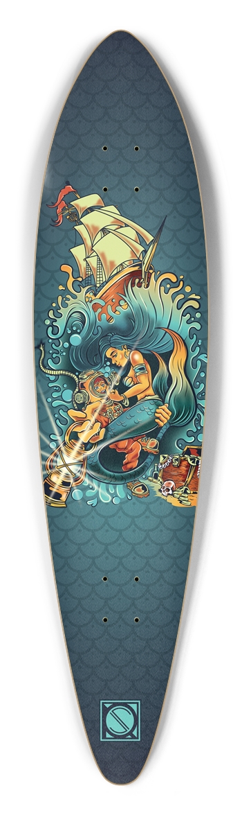 Siren of the Sea Pintail Longboard