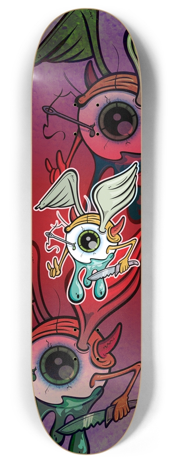 Metal In Your Eye Custom Skateboard