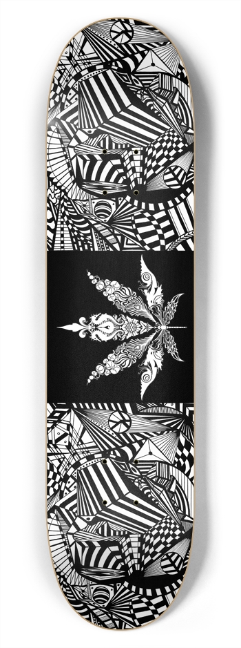 Nocturnal Abstract Skateboard