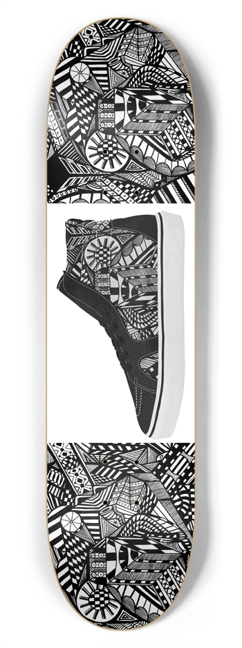 Nocturnal Abstract Skateboard