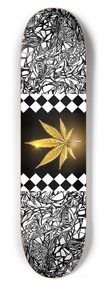 Nocturnal Abstract Skateboard