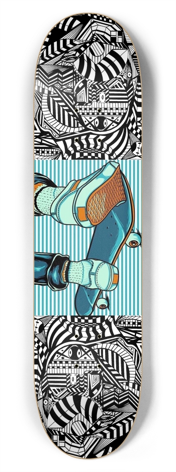Nocturnal Abstract Skateboard