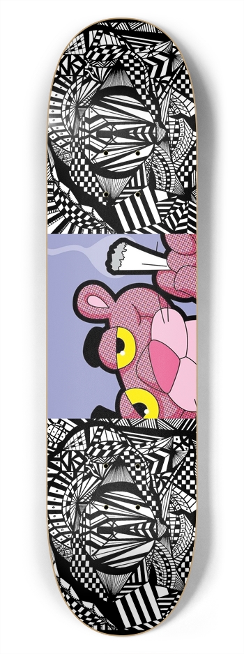 Nocturnal Abstract Skateboard