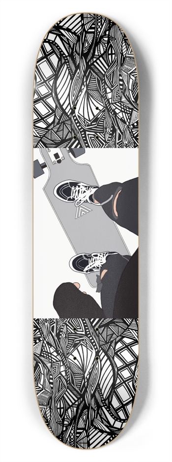 Nocturnal Abstract Skateboard