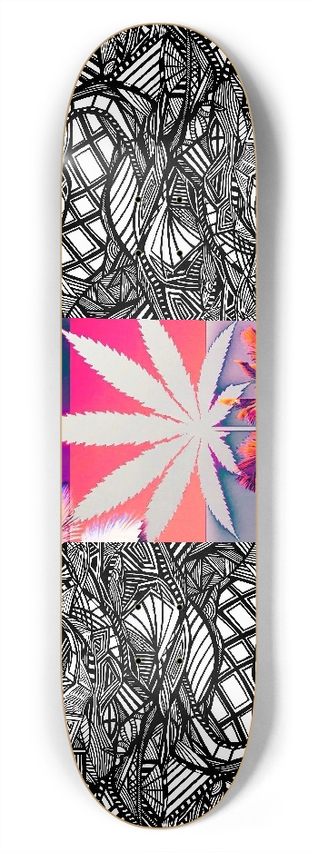 Nocturnal Abstract Skateboard