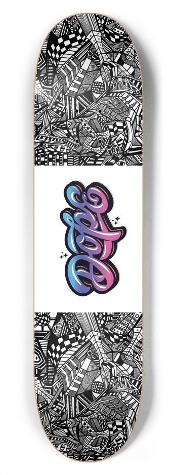 Nocturnal Abstract Skateboard