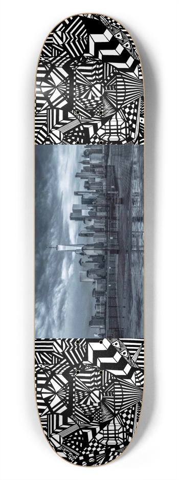 Nocturnal Abstract Skateboard