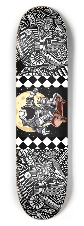Nocturnal Abstract Skateboard
