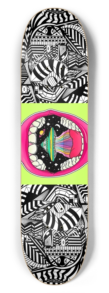 Nocturnal Abstract Skateboard